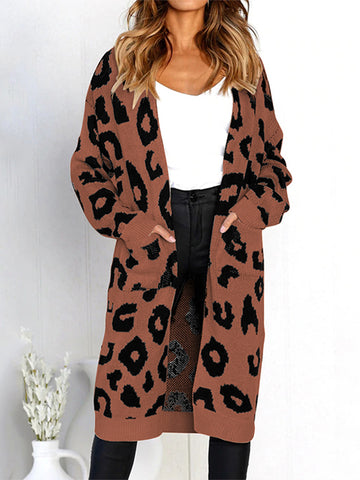Fluffy Fleece Thick Hooded Sweater Cardigan Coat
