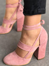 Woman Wedges Sandals With Buckles Hollow Peep Toe