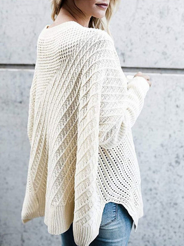 Fashion Female Loose Pullover Sweater - BelleChloe