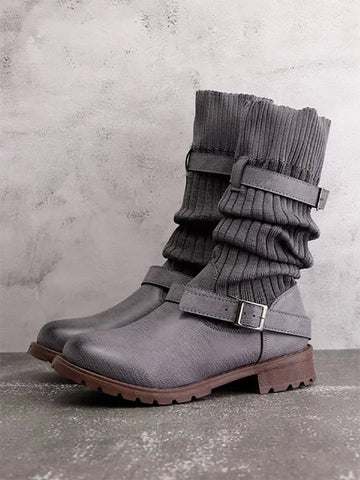 Chic Increased Within Abrasive Tassel Boots