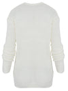 Cross Wrap Front V-Neck Long Sleeve Knitted Casual Sweater - BelleChloe