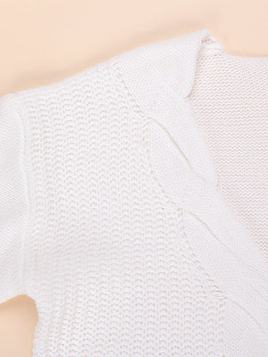 Knit Sexy Long Sleeve Off Shoulder Pullover Sweater - BelleChloe