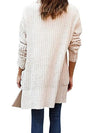Loose Pockets Long Sleeve Knitted Cardigan Sweaters - BelleChloe