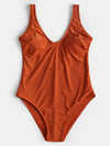 Solid Color Sexy One Piece Swimsuit