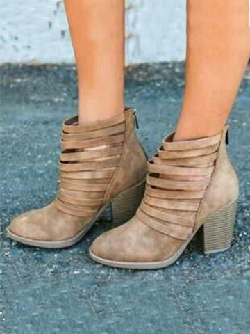 Casual Daily Chunky Heel Shoes