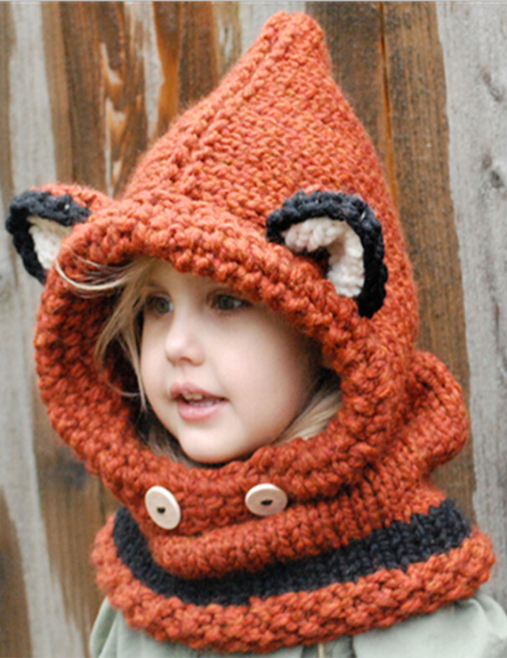 Autumn And Winter Earmuffs Warm Cute Fox Knitted Hat - BelleChloe