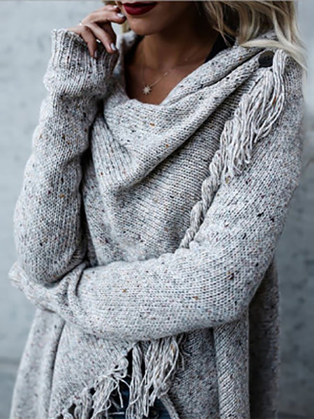 Tassel Sweater Large Size Coat Sweater – BelleChloe