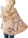 Loose Lace Hollow Floral Open Front Cape Casual Cardigan - BelleChloe