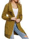 Front Open Long Chunky Pockets Cardigan Sweater - BelleChloe