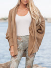 Solid Color Buttons Pockets Lightweight Cardigan
