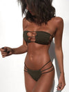 Bandage Padded Bra Bikini Set Triangle Swimwear - BelleChloe