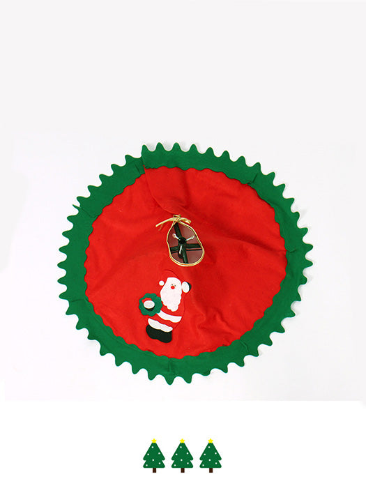 32Inches Santa Claus Snowman Christmas Tree Skirt Mat - BelleChloe