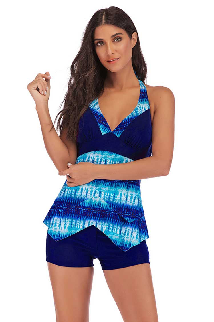 SLV  TIE DYED IN BRIGHT COLOR TANKINIS - BelleChloe