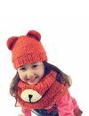 Cute Bear Knit Mask Hat Winter - BelleChloe
