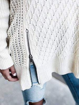 Fashion Female Loose Pullover Sweater - BelleChloe