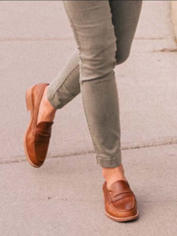 Casual Daily Chunky Heel Shoes - BelleChloe