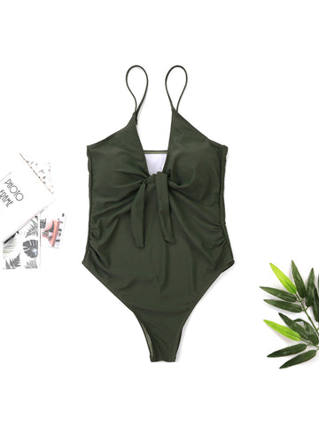 Printed Women Swimdress Plus Size Bodysuit