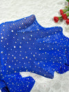 Sexy Women Crystal Diamond Shine Fishnet Stockings - BelleChloe