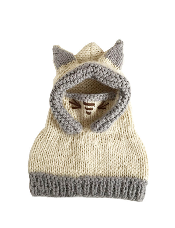 Autumn And Winter New Wool Hat Shawl Warm Earmuffs Hat Cloak Mask - BelleChloe