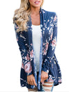 Loose Lace Hollow Floral Open Front Cape Casual Cardigan