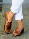 Women'S Brown Round Toe Shortie Boots