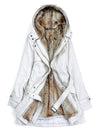 Women Thicken Fur Overcoat Lining Warm Coat Winter Long Hoodies Jacket - BelleChloe