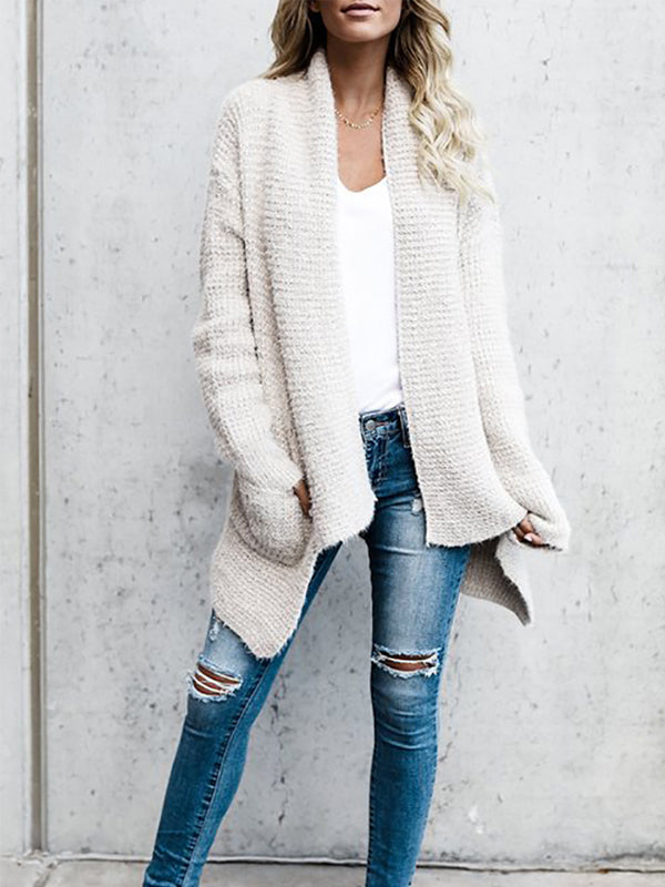 Thick Vintage Knitted Cardigan - BelleChloe