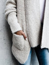 Thick Vintage Knitted Cardigan - BelleChloe